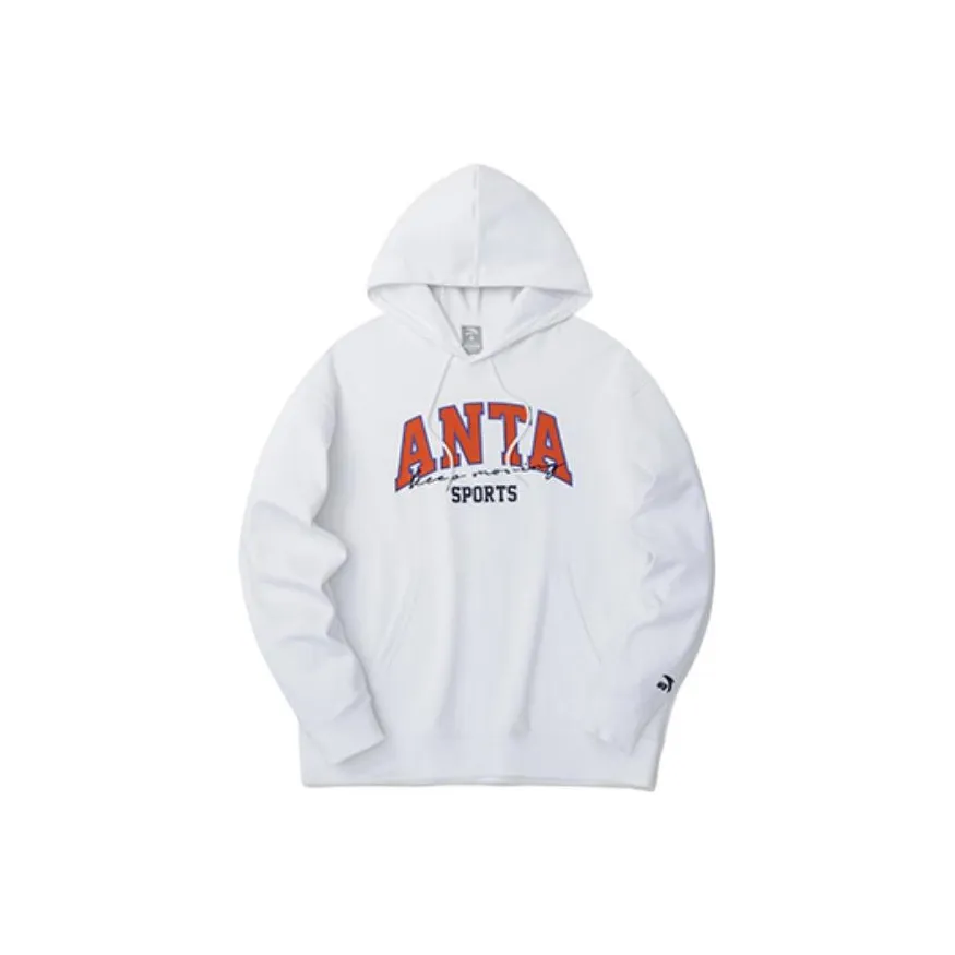 Anta Sweatshirt Unisex Snowflake White