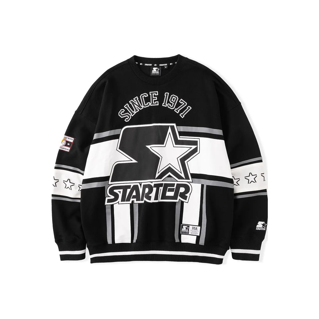 STARTER Черные Мужские Свитшоты
