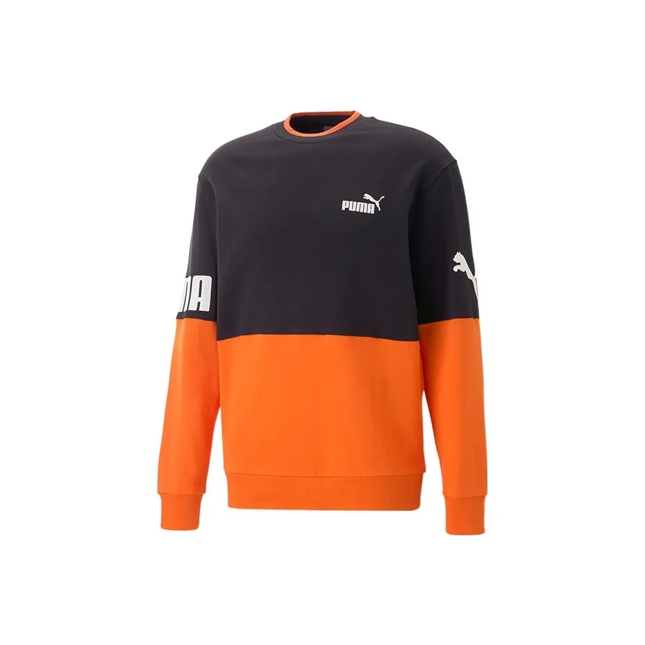 PUMA Orange Men's Hoodies