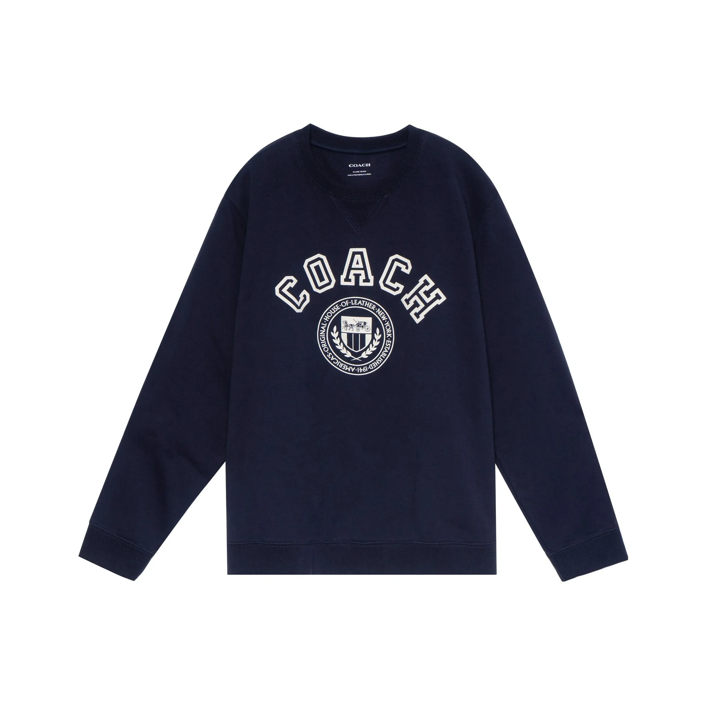 COACH FW22 Толстовка Мужской Морской Синий