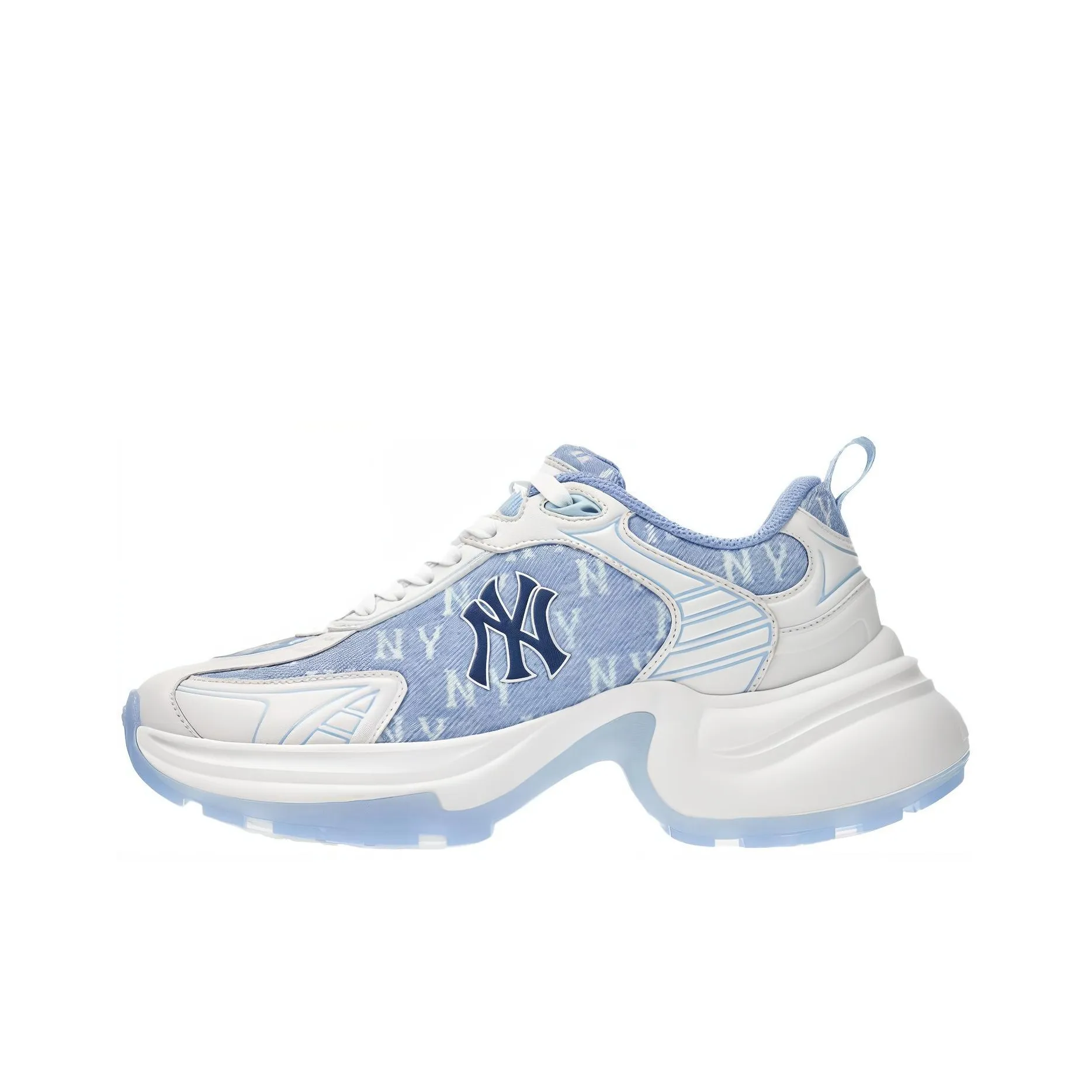 MLB New York Yankees Противоскользящие Увеличивающие Высоту Низкие Кеды Унисекс Синие