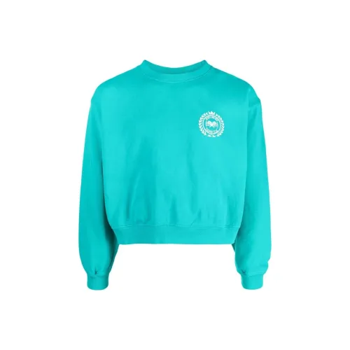 SPORTY & RICH Бирюзовый Мужские Свитшоты