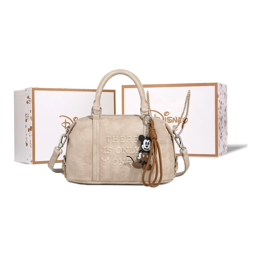 Disney Mickey Series ПУ (полиуретан) Бостон Сумка Сумка через плечо Женская Экрю