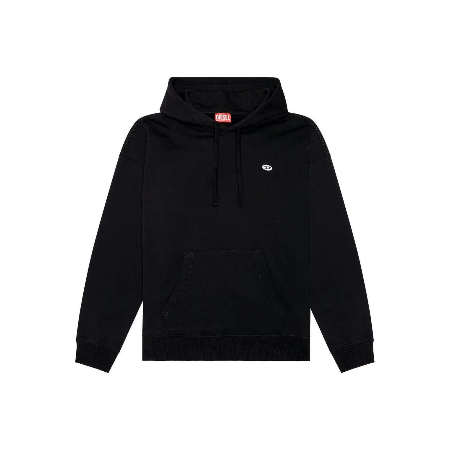 DIESEL Logo Embroidered Drawstring Hoodie