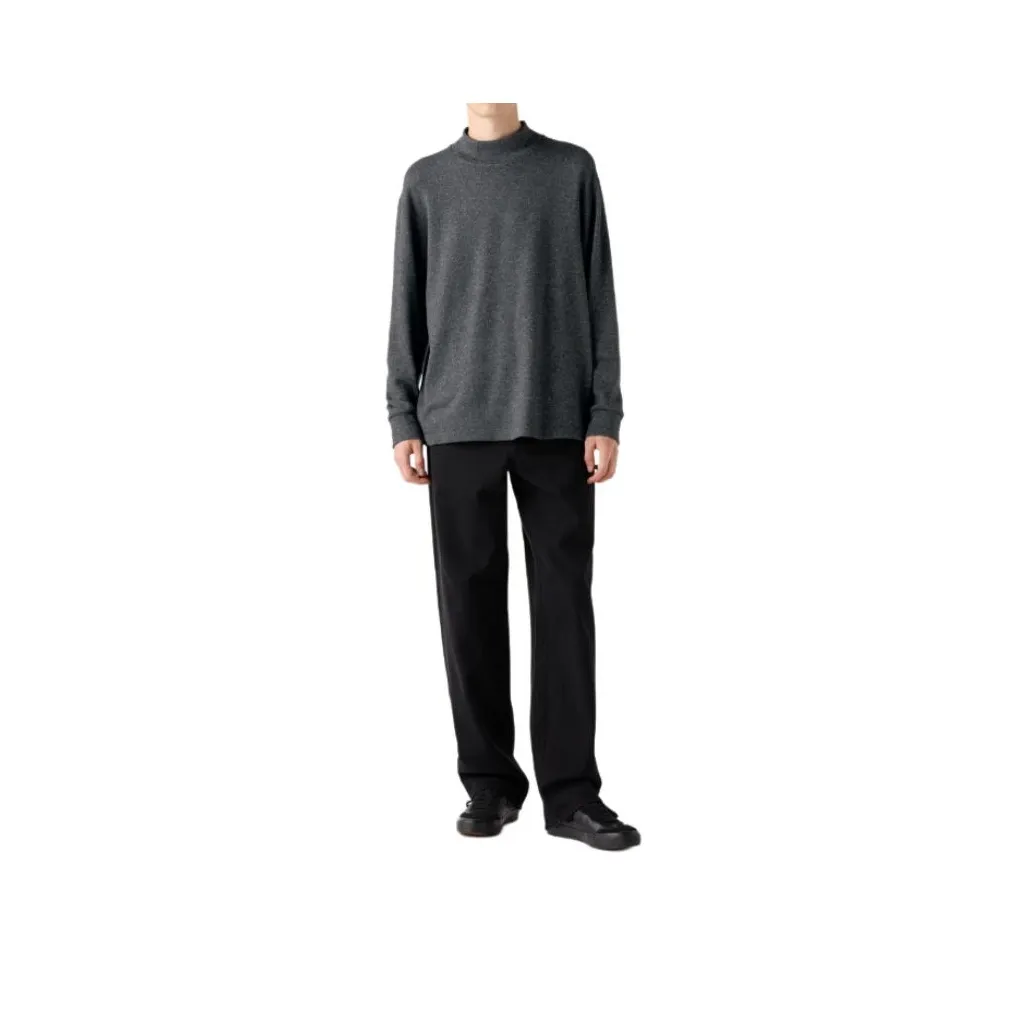 UNIQLO T-Shirts Unisex Asphalt Gray
