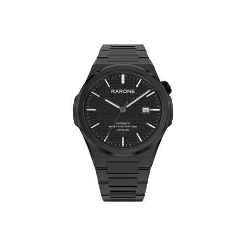RARONE Механический Movement Мужские Часы Little Twin Stars Collection 41,5 мм Черные