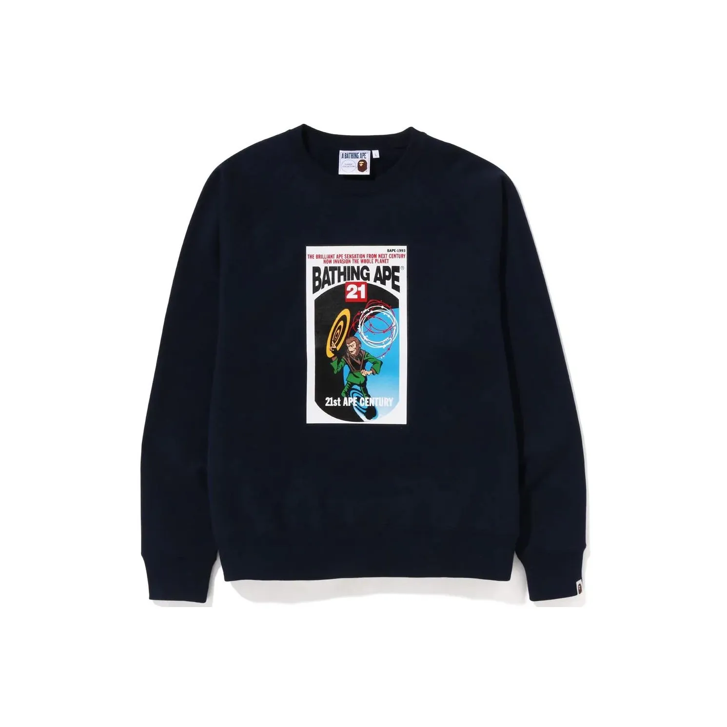 Bape Bathing Ape Relaxed Fit 21st Century Crewneck