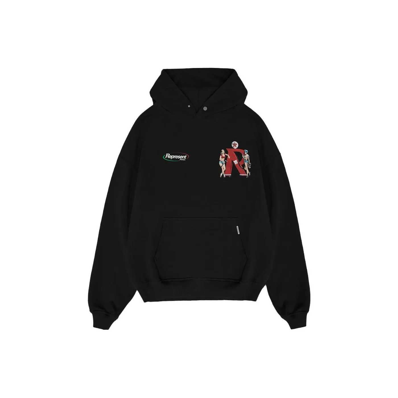 REPRESENT Серый Черный Мужские Толстовки