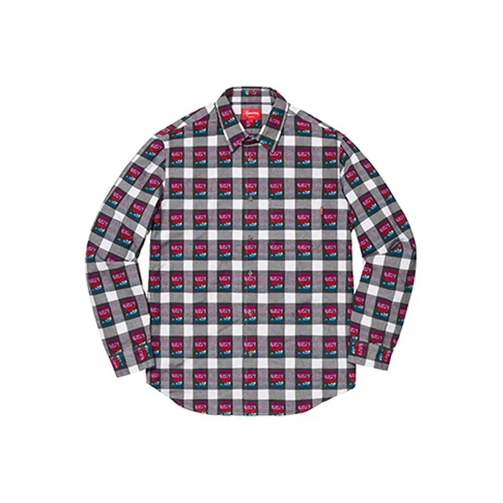Supreme Rose Buffalo Plaid Shirt