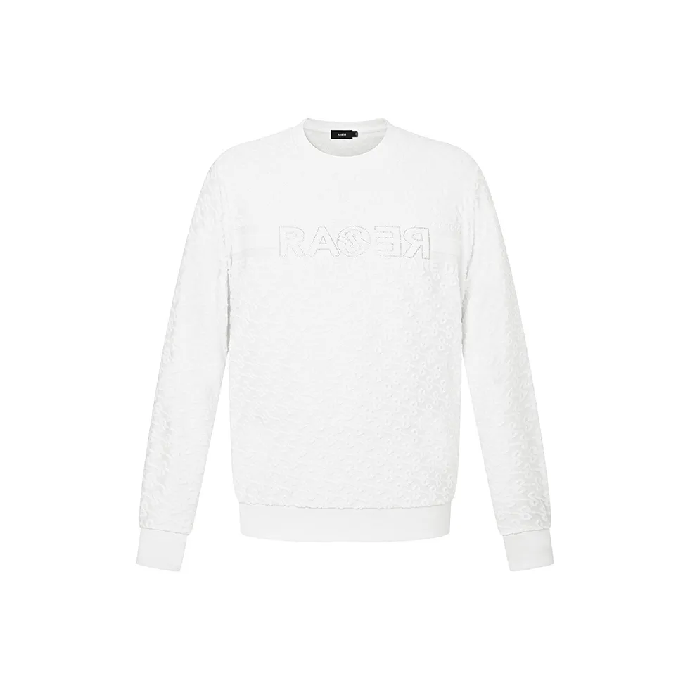 RARE Круглый вырез Свитшот Мужской Белый