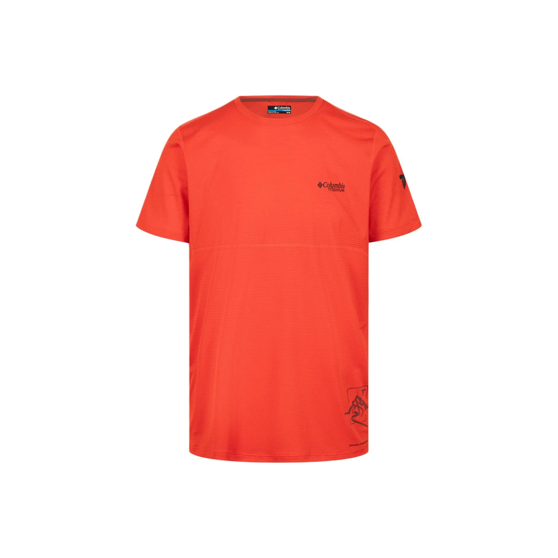 Columbia T Shirts Men's Red