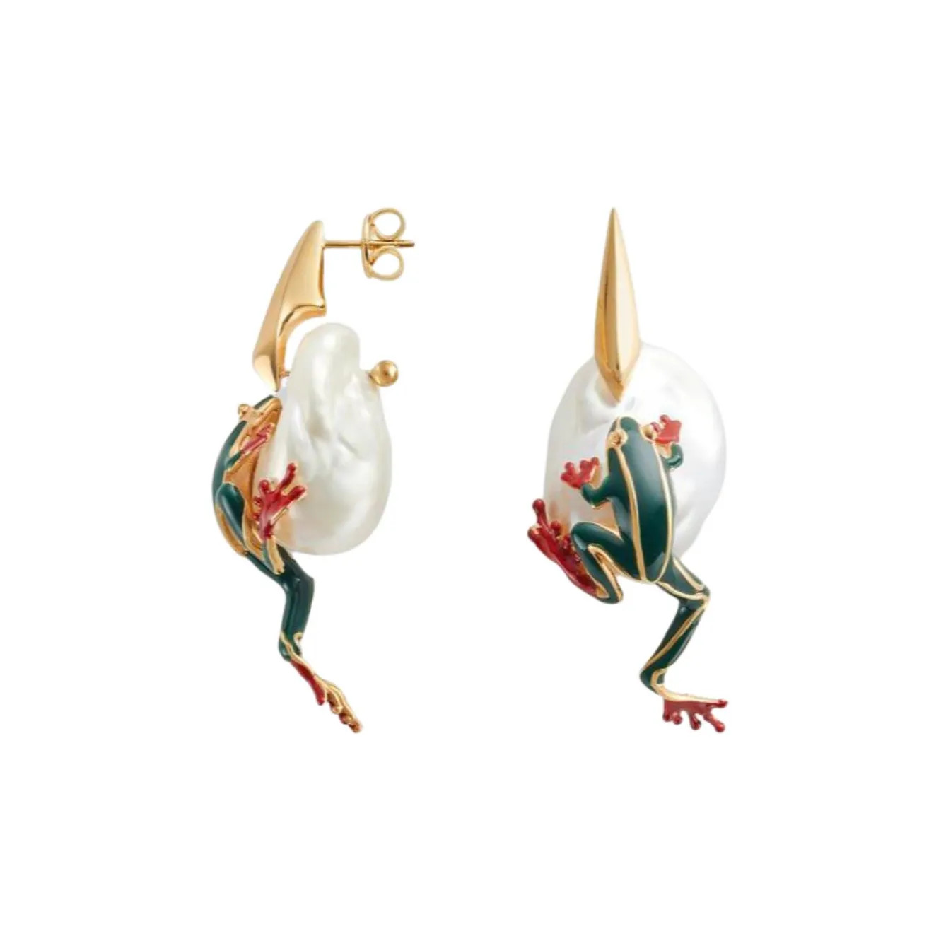 Bottega Veneta Pearl Earrings Women's White