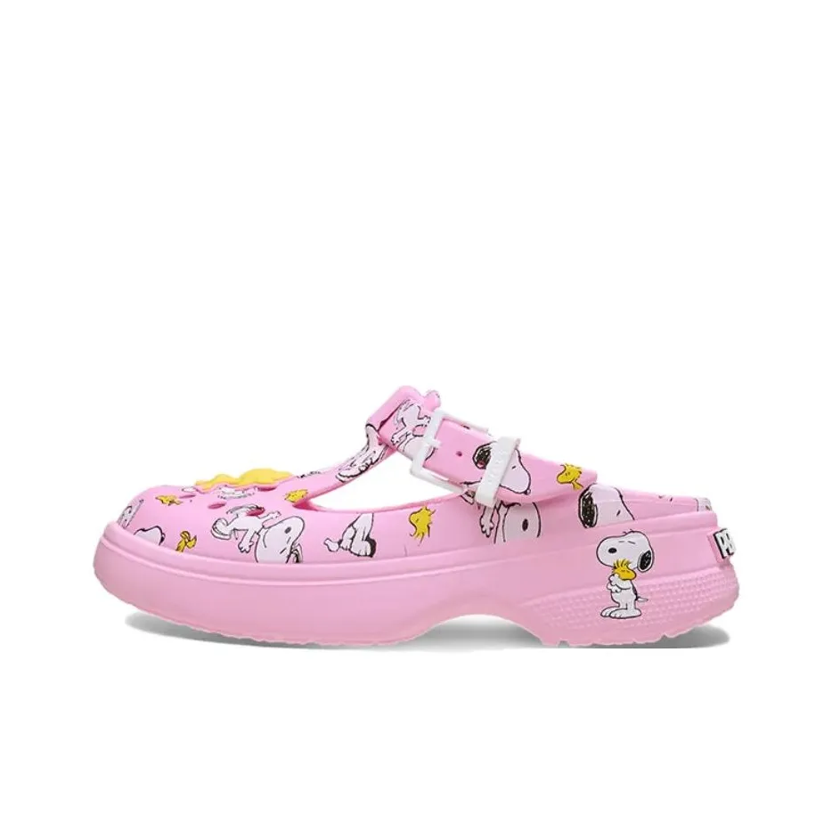 Crocs Mary Jane Clog Peanuts Snoopy And Woodstock Women
s
