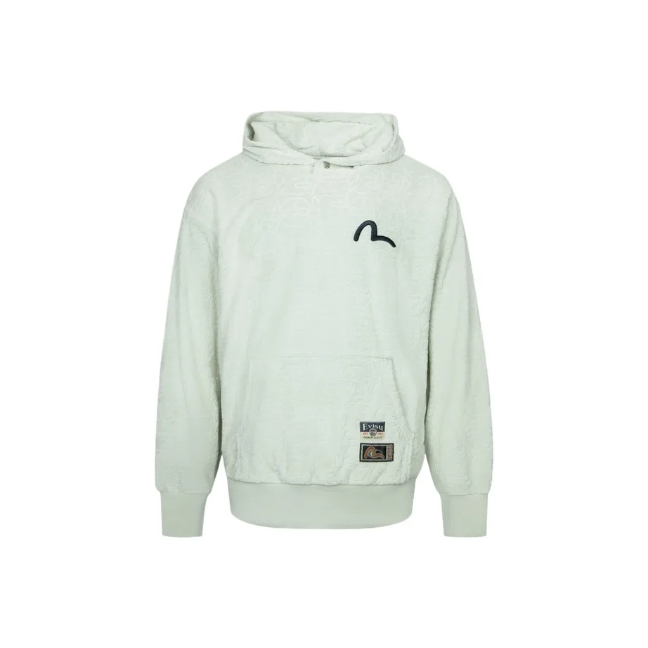 EVISU Monogram jacquard Embroidered Hoodie