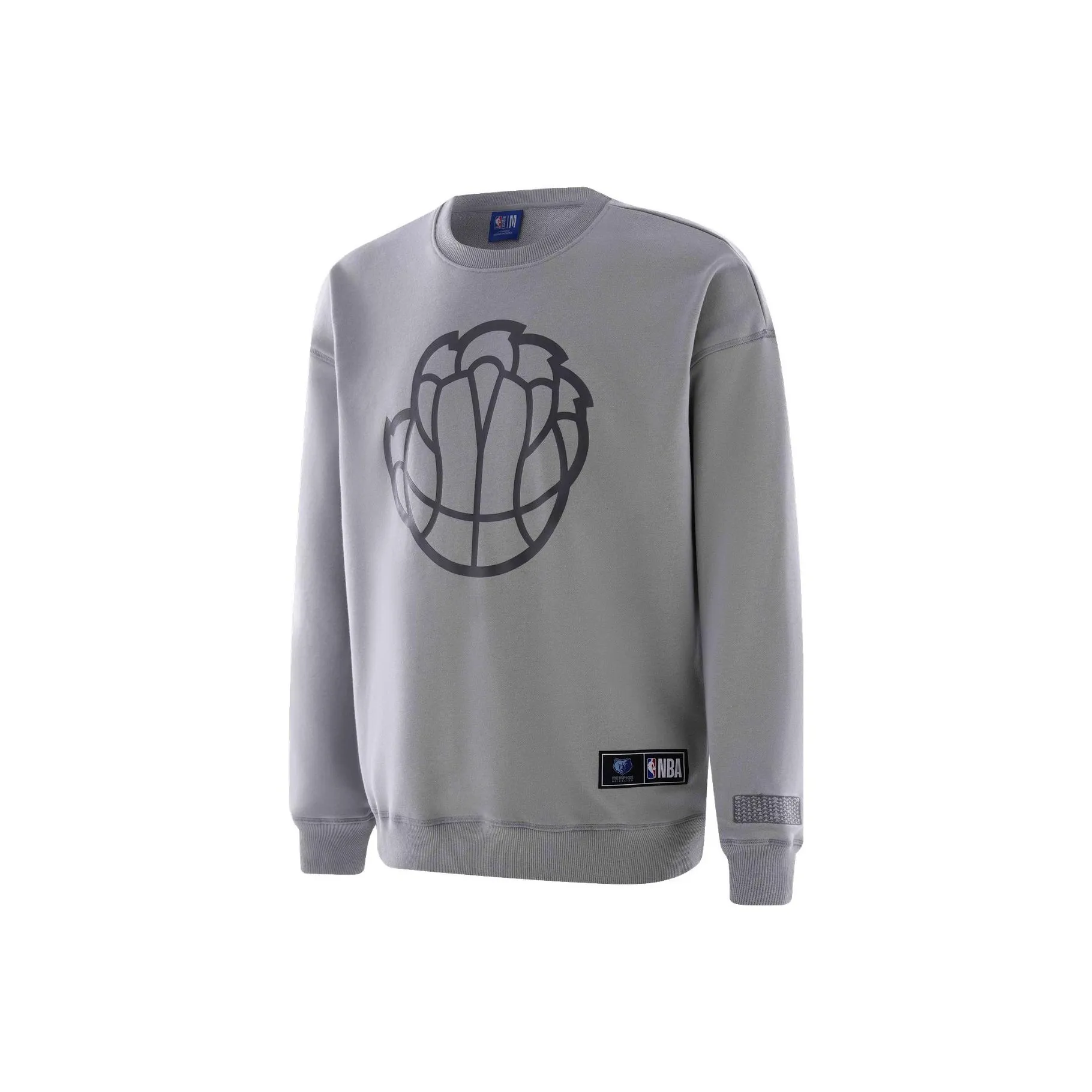 NBA Memphis Grizzlies Sweatshirts Unisex Gray