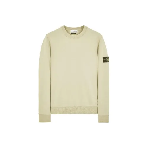 STONE ISLAND Свитшоты Унисекс Горчичного Цвета