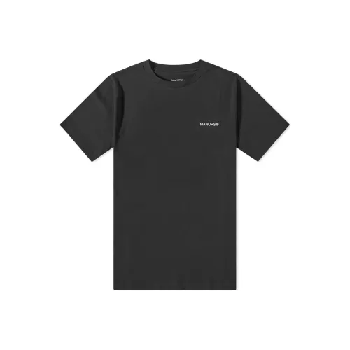 MANORS GOLF APPAREL Черная Мужская Рубашка