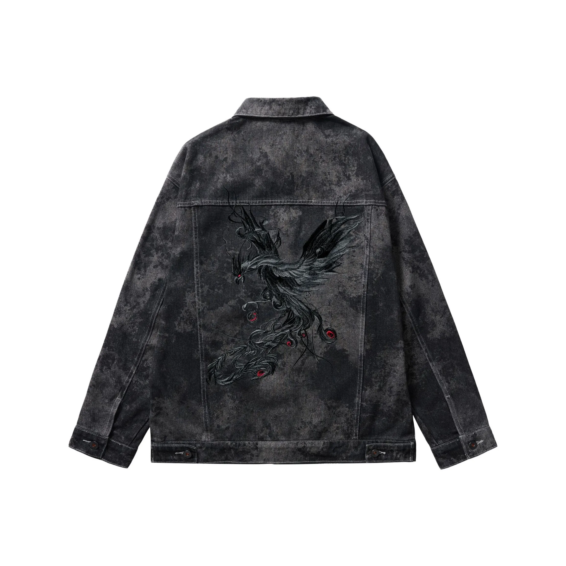 DABAISHA Куртка Мужская Черная Серый