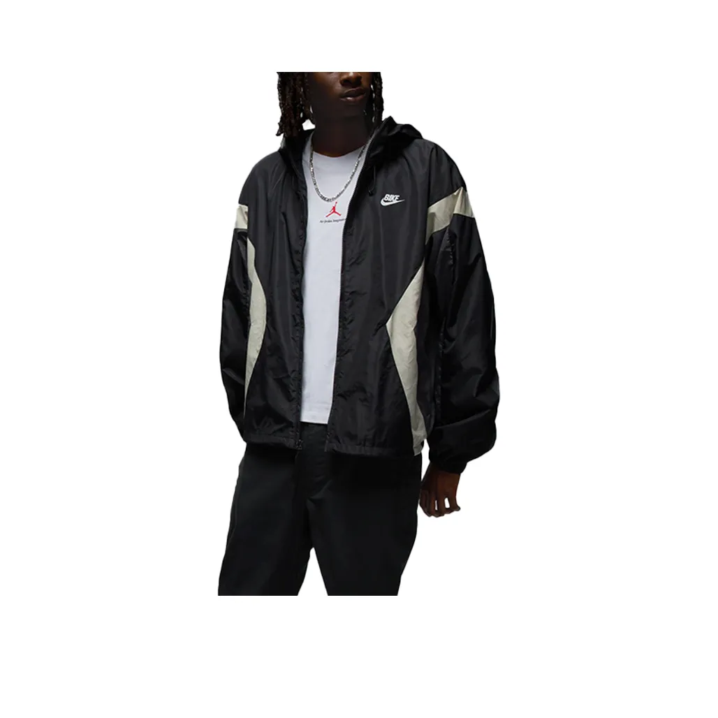 Джордан Куртка Унисекс Черный Железо Серый Свет Молочный Белый Вермильон