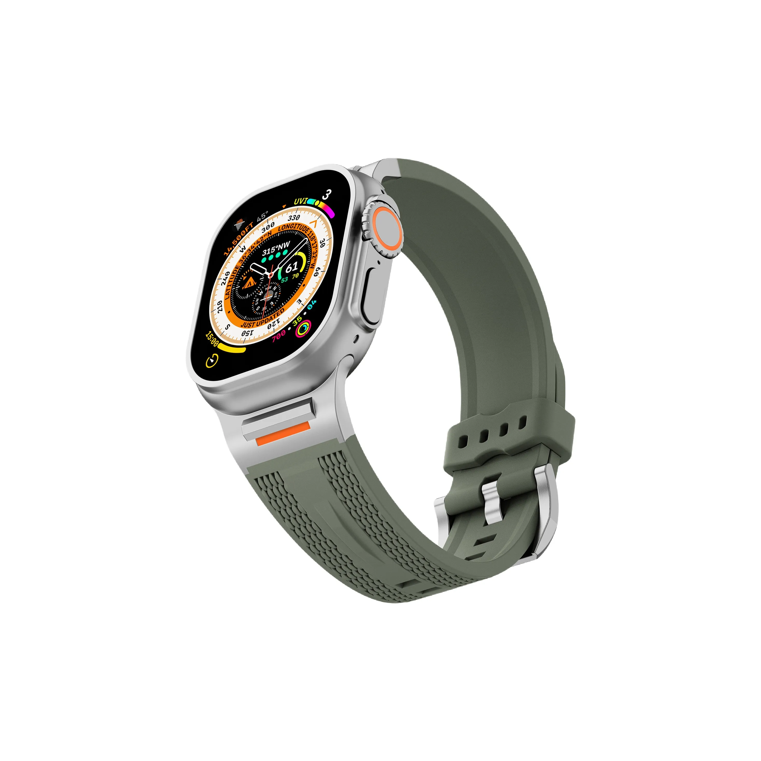 IKYOU Strap Apple Compatibility Silicone Material 214mm