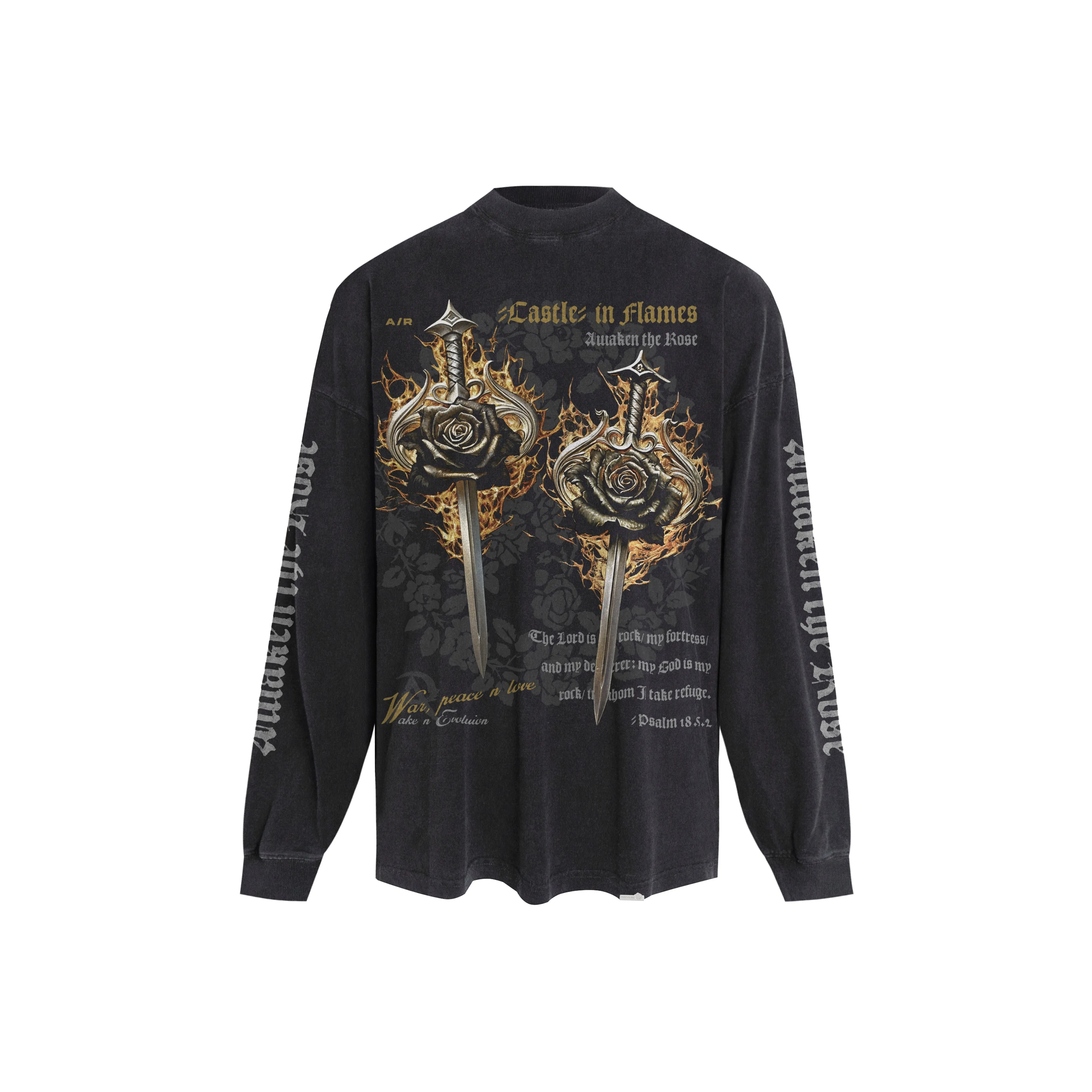 AWAKEN THE ROSE T-Shirt Унисекс Черный