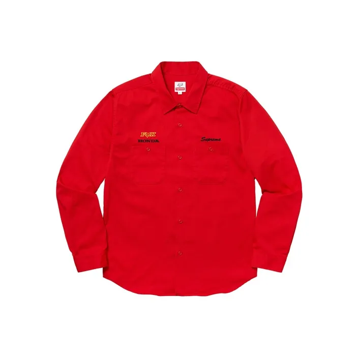 Supreme Honda Fox Racing Work Shirt