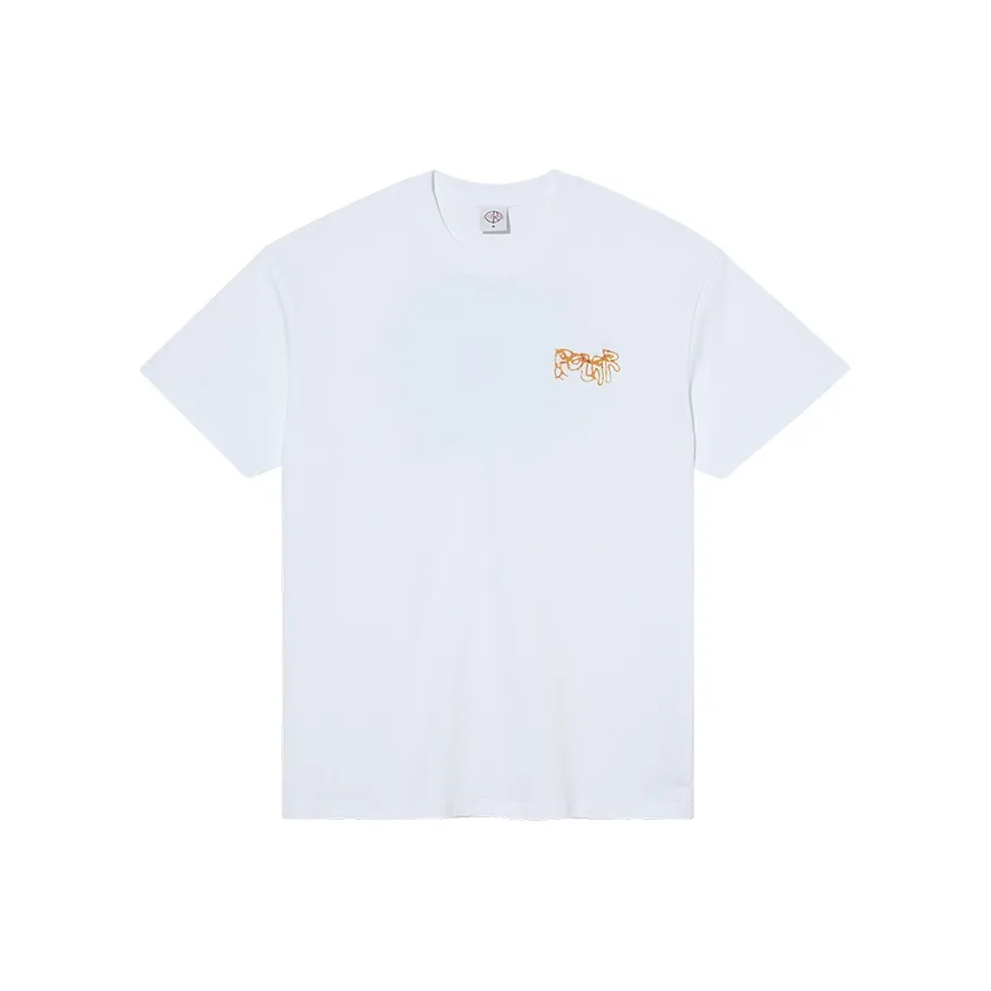 POLAR SKATE CO Green Spider T Shirt Unisex White