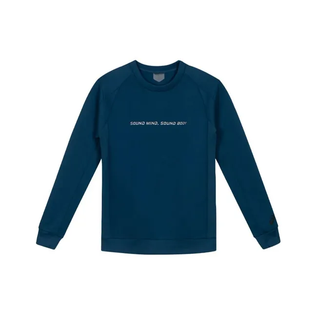 Asics Толстовка Мужская Темно-синяя