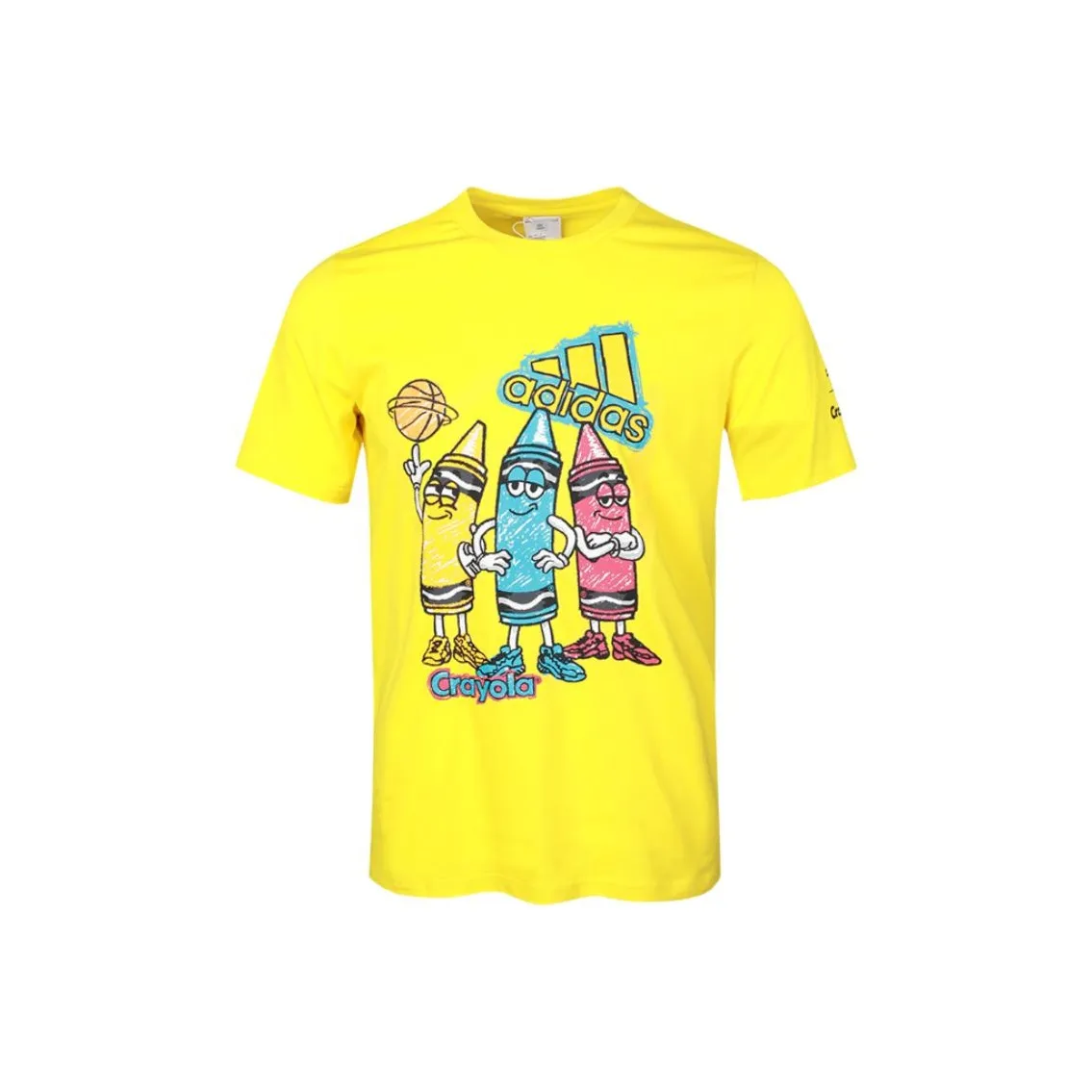 Adidas CRAY Карандаш T Рубашка Мужская Желтая