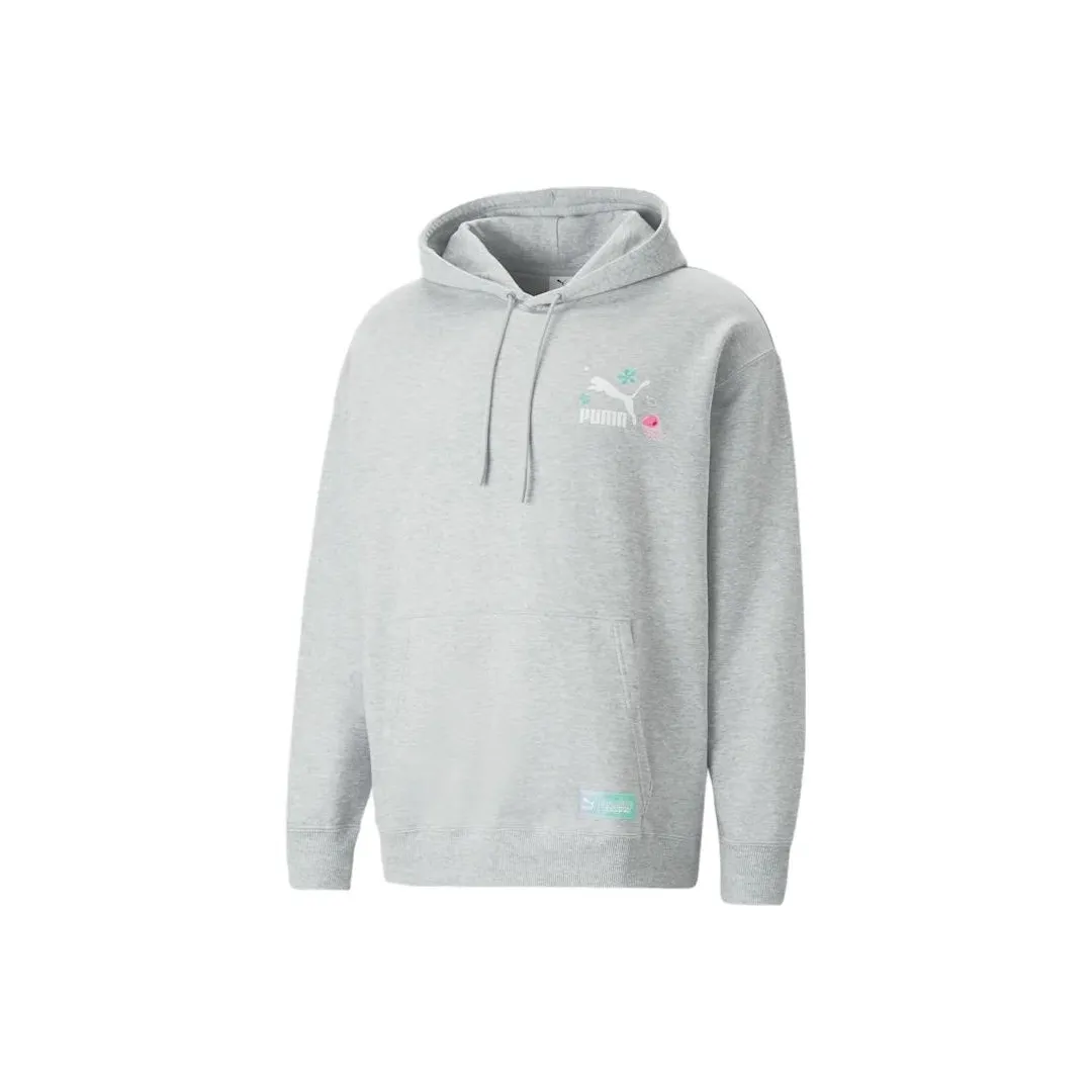 PUMA X SPONGEBOB Sweatshirts Unisex Light Gray