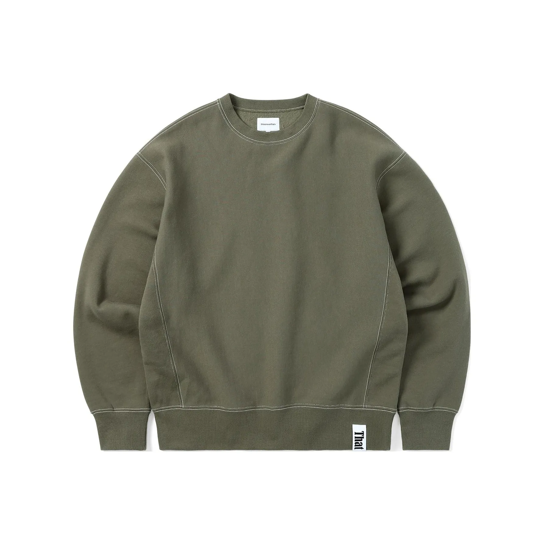 Thisisneverthat Contrast Stitch Crewneck
