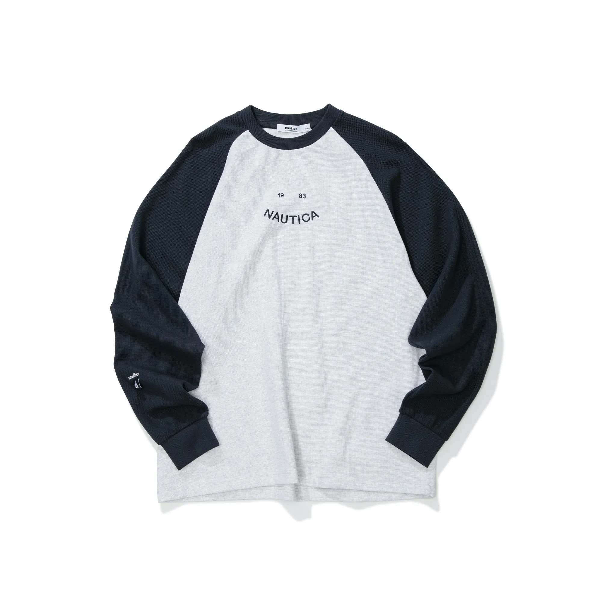 Nautica White Sail Длинный рукав Т-рубашка Унисекс