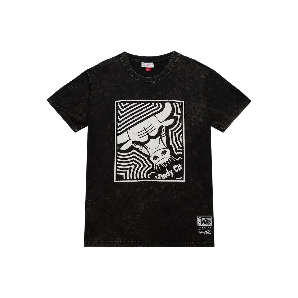 Mitchell & Ness x NBA Chicago Bulls T Shirt Men's Black