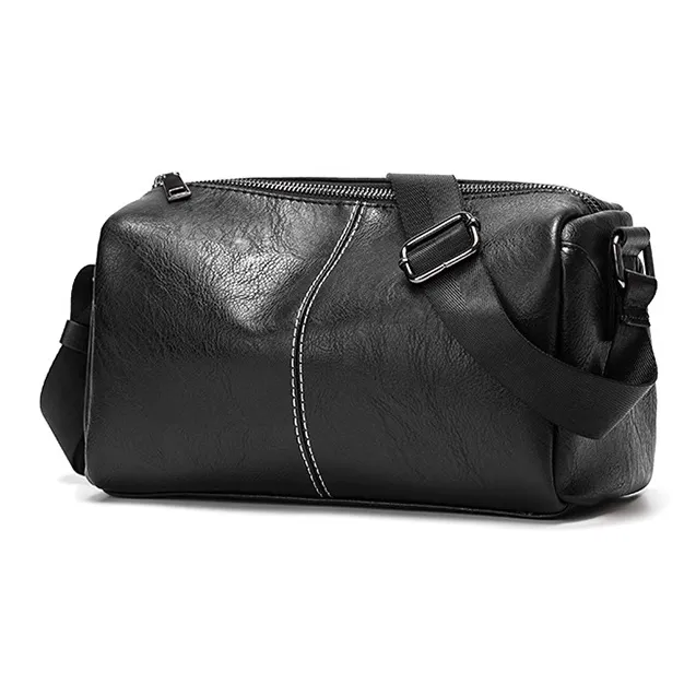 Old Man's Head Сумка через плечо из синтетической кожи мужская черная коричневая