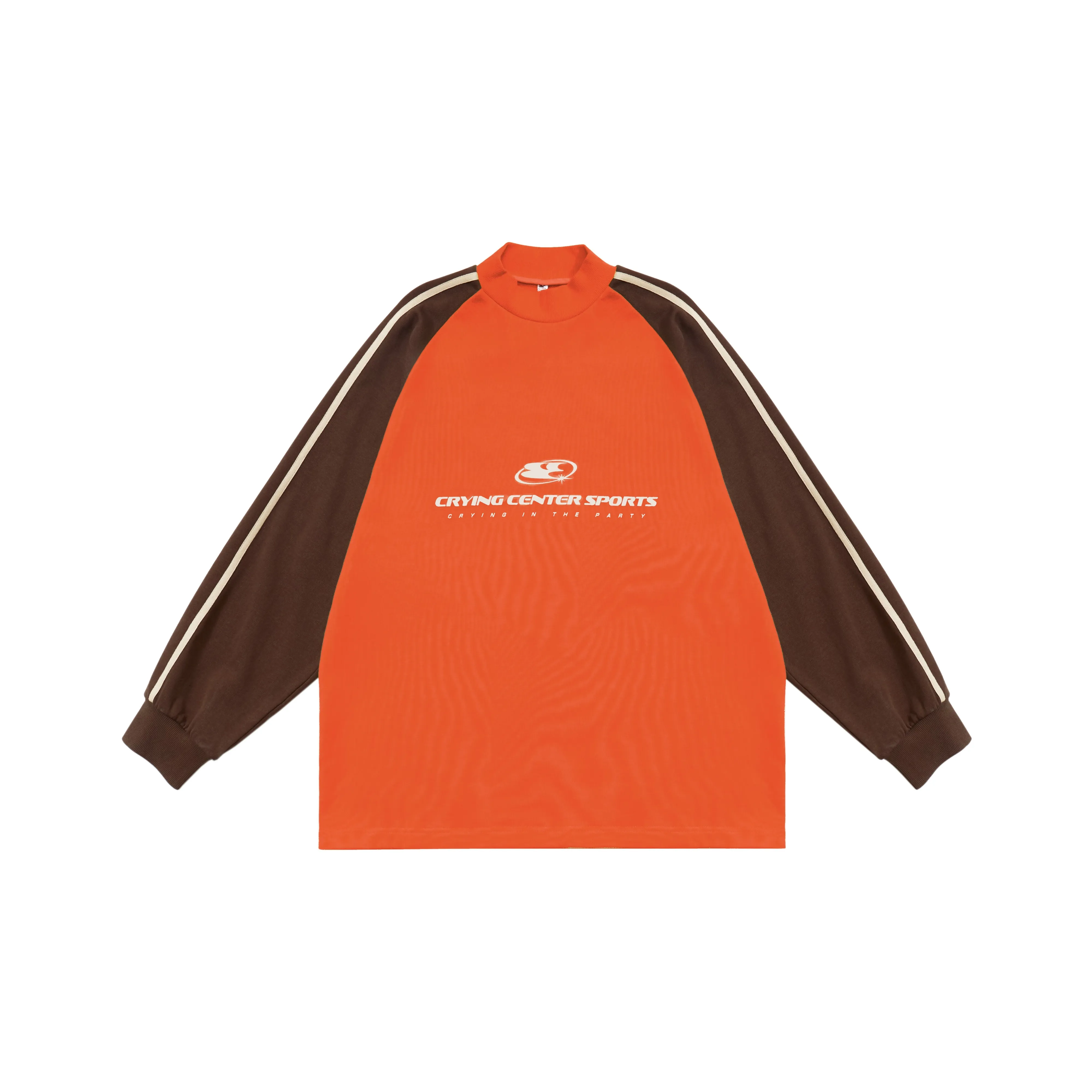 Crying Center Свитшот Унисекс Оранжевый Коричневый