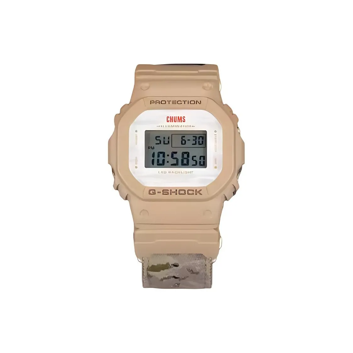 CASIO Китай LINING G Shock Collection Кварцевый механизм Нейлоновый ремешок Часы Мужские Белый циферблат