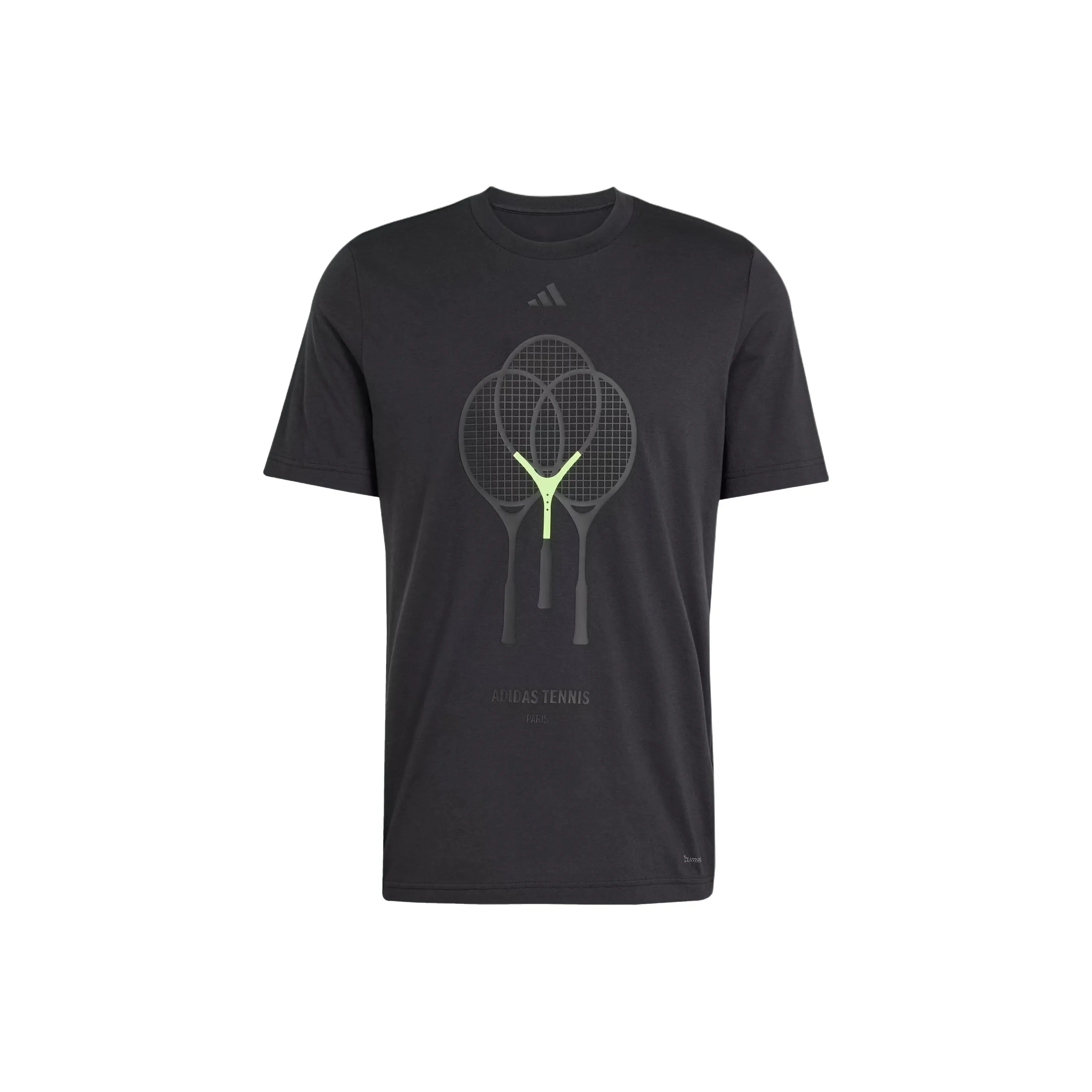 Adidas Теннис T Рубашка Мужская Черная