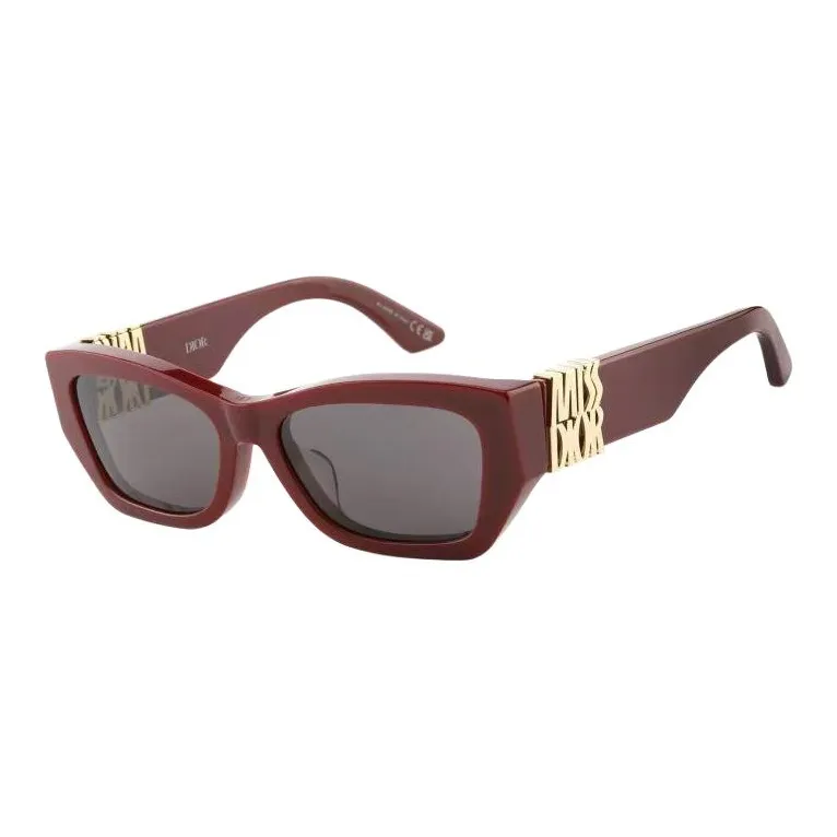 DIOR Пластина And Металл Нерегулярная форма Солнцезащитные очки Женские Красный