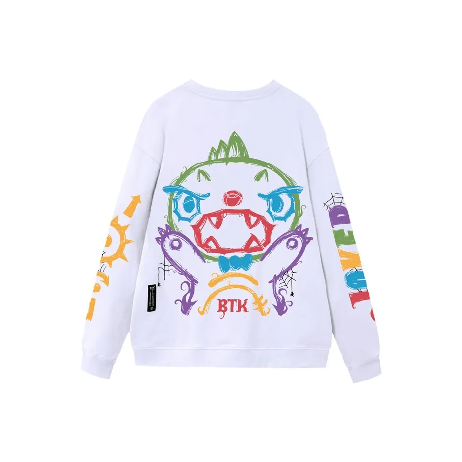 BTK Sweatshirts Unisex White