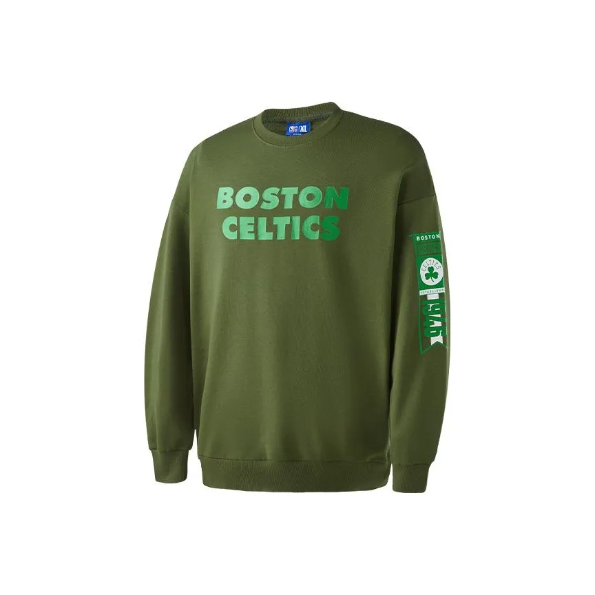 NBA Свитшот Мужской Армейский Зеленый