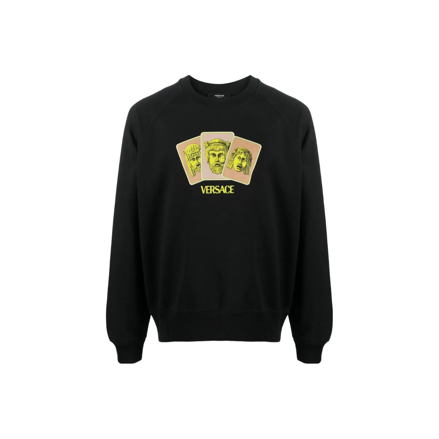 VERSACE Greek Masks Crew Sweatshirt