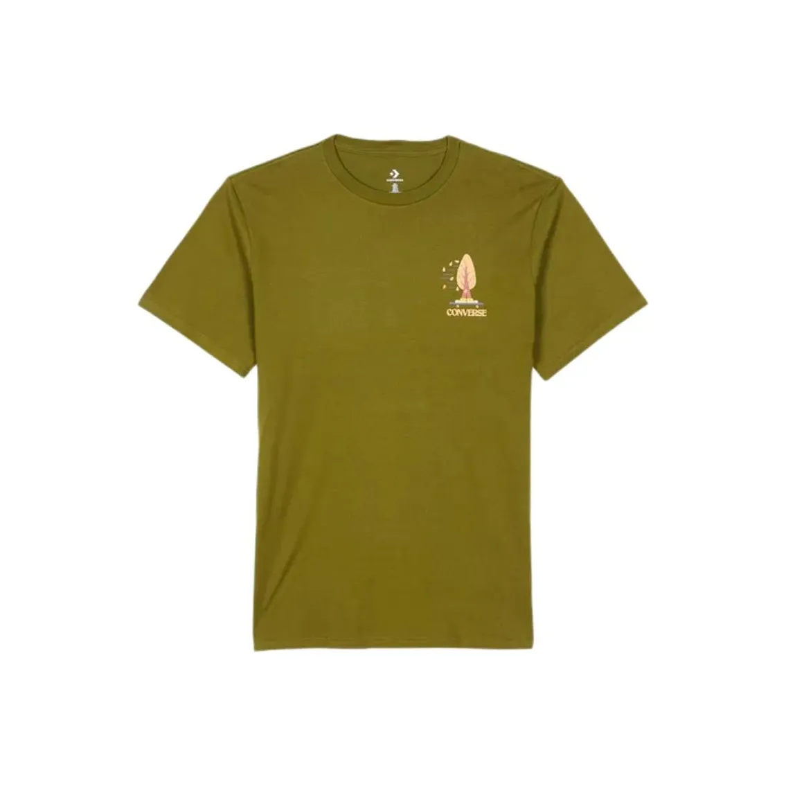 Конверс Зеленый Мужской T-Рубашки