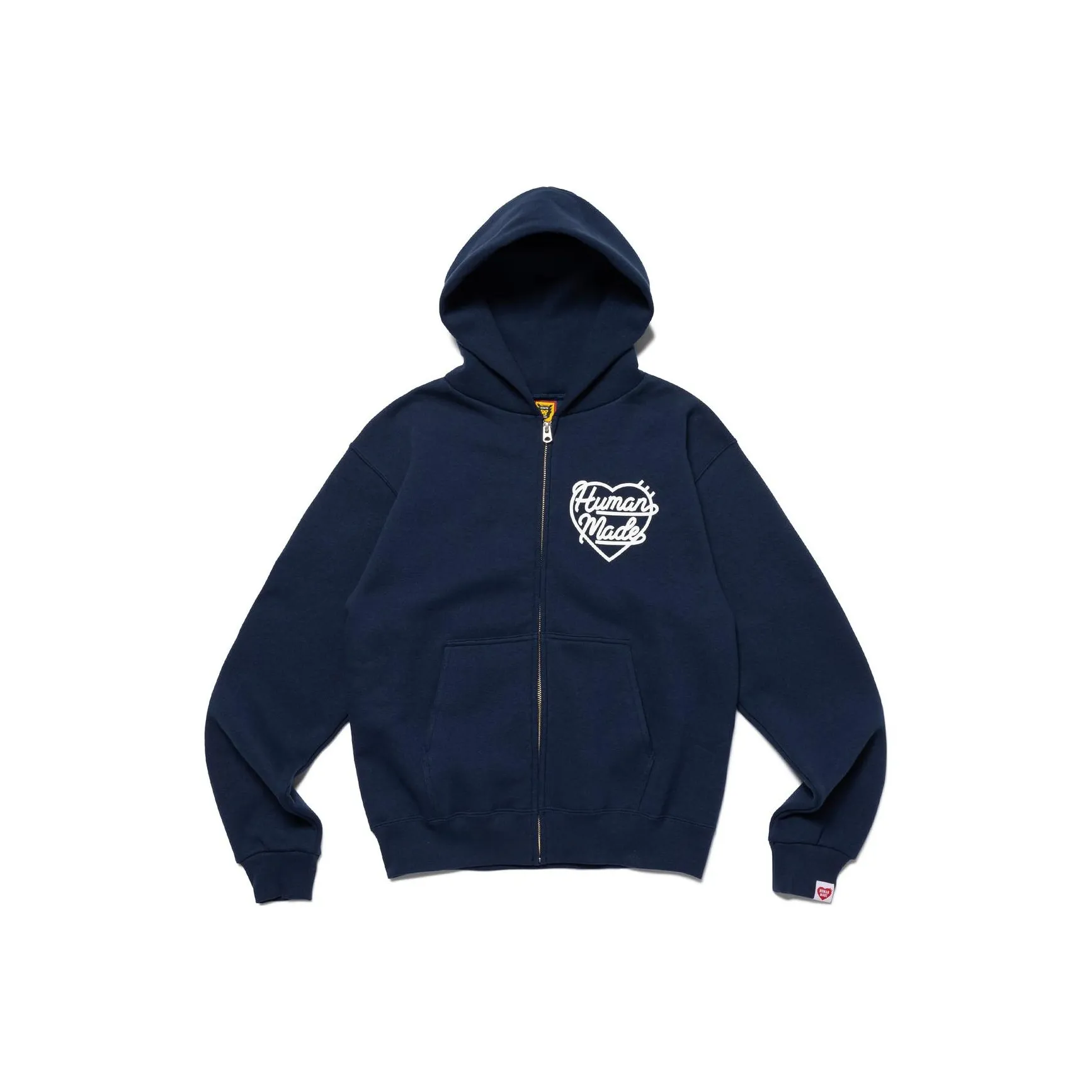 HUMAN MADE Heart Zip Up Sweat Hoodie FW22