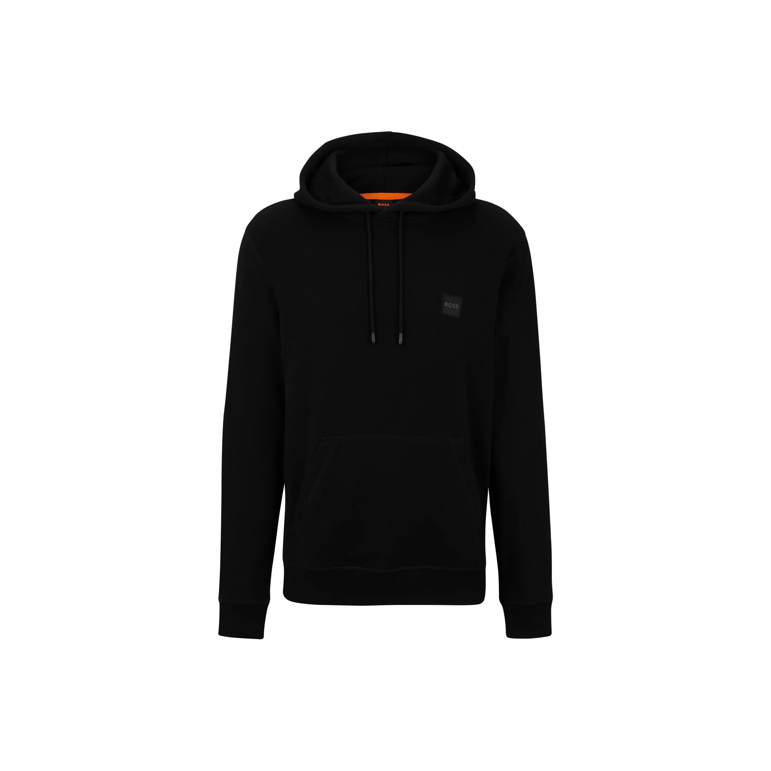 HUGO BOSS Logo Patch Drawstring Hoodie