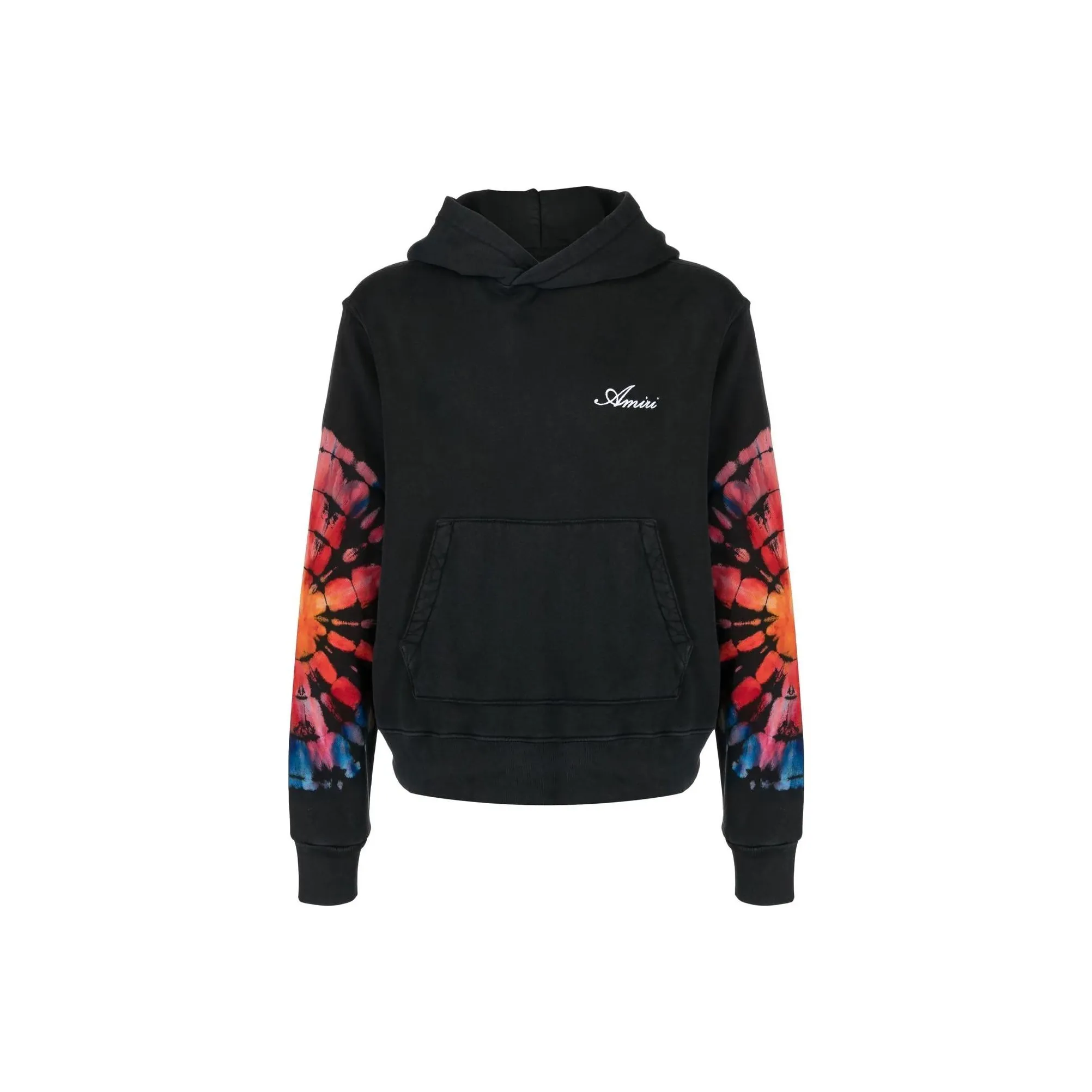AMIRI Tie Dye Logo Embroidered Hoodie