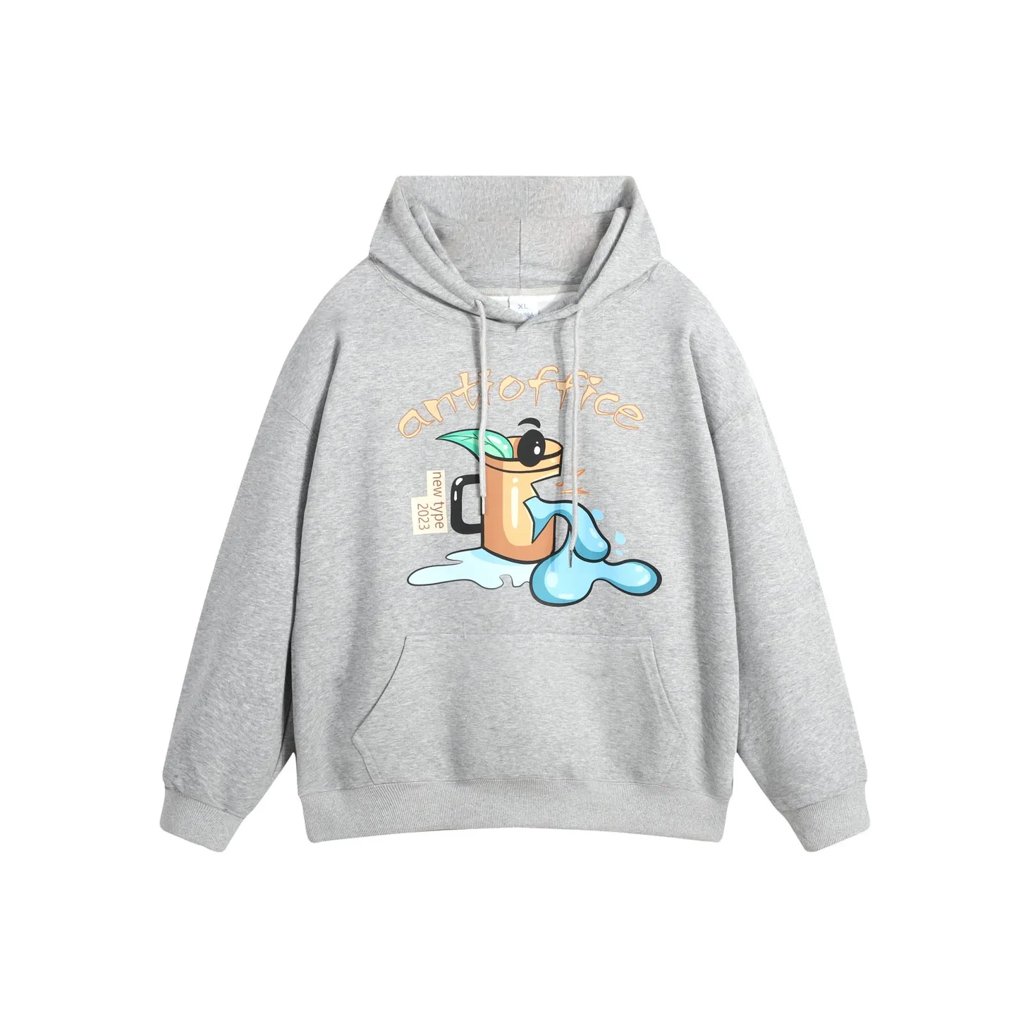 Antioffice Толстовка Мужская Светло-Серый