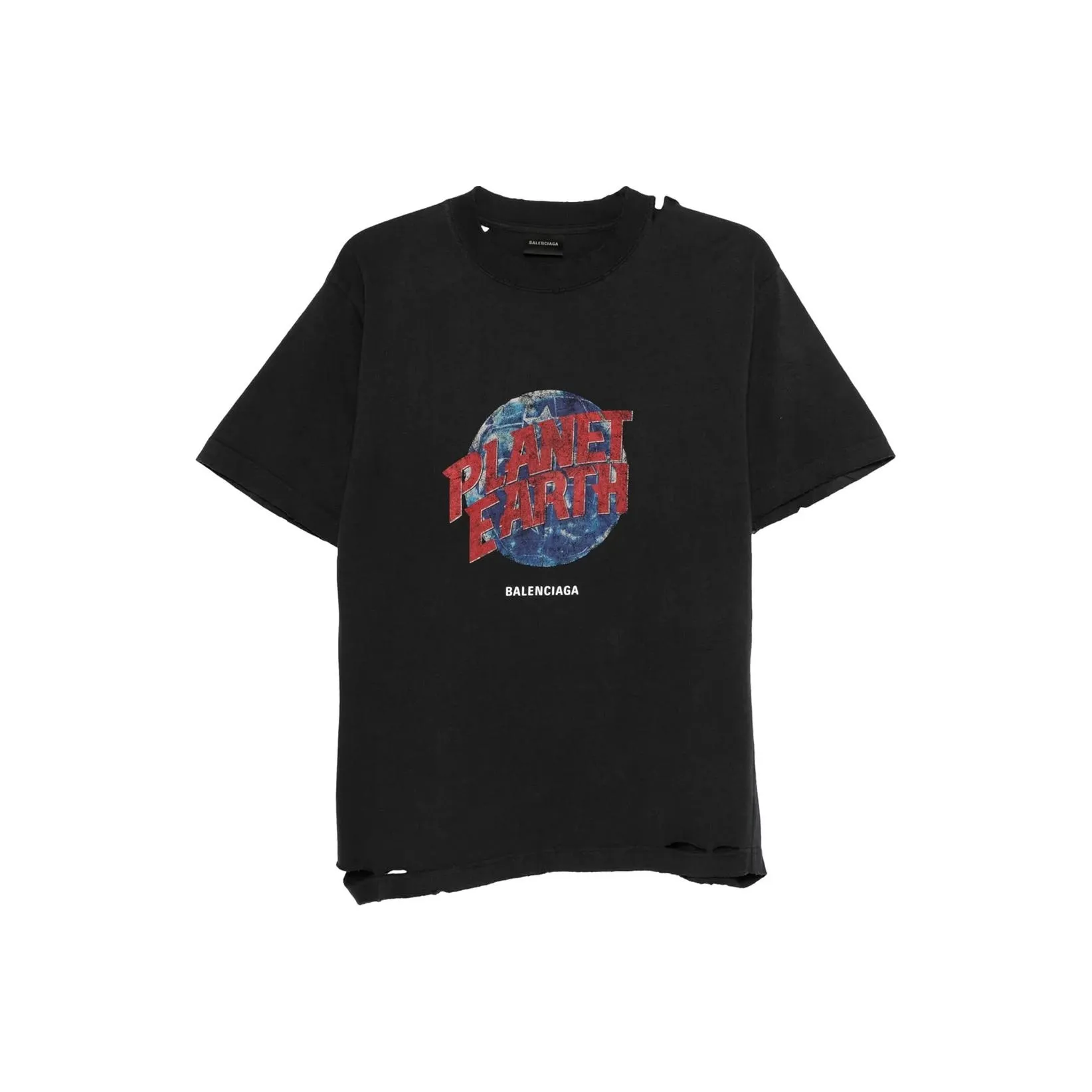 Balenciaga T-Shirt Regular Fit Men's Black