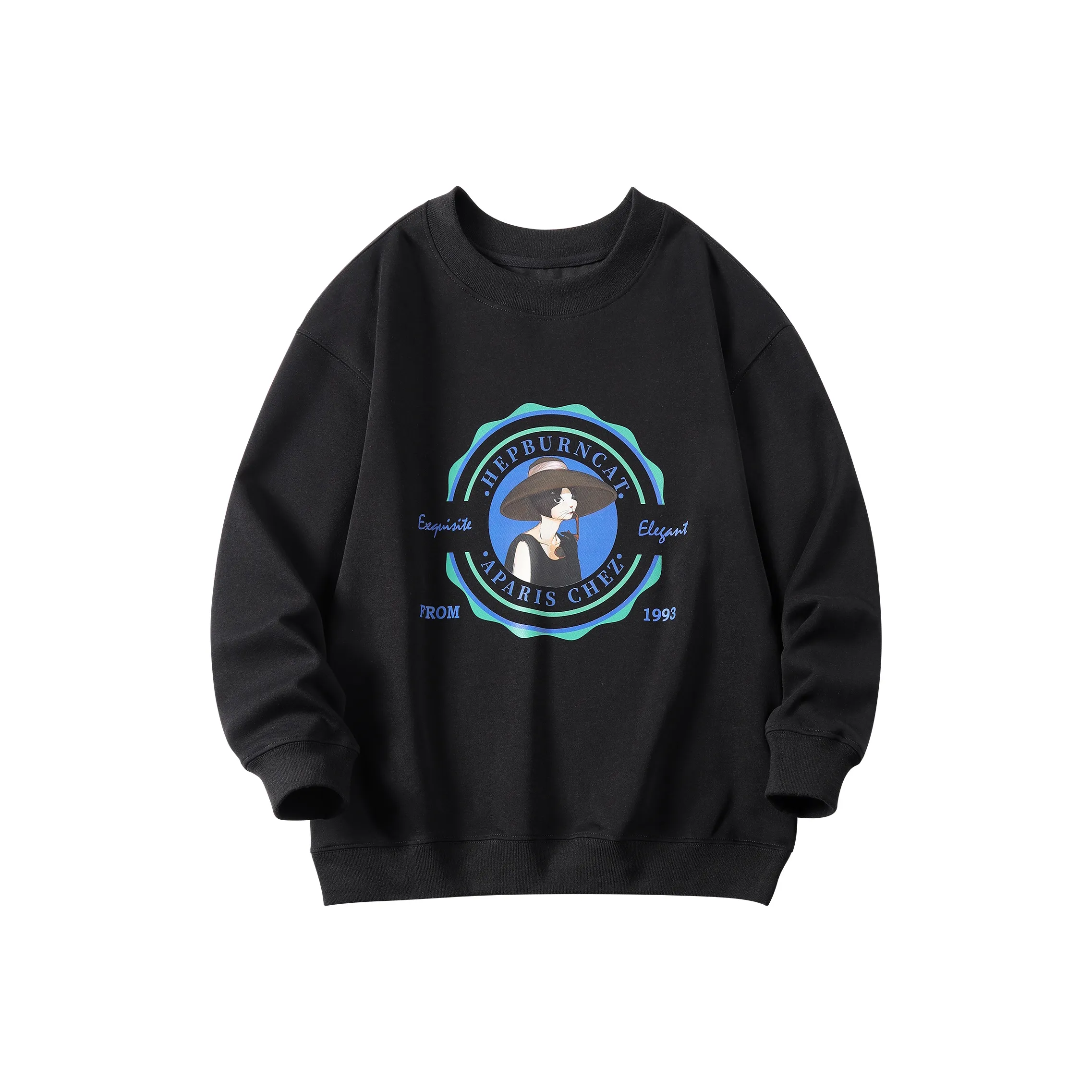 Hepburn Cat Унисекс Свитшоты