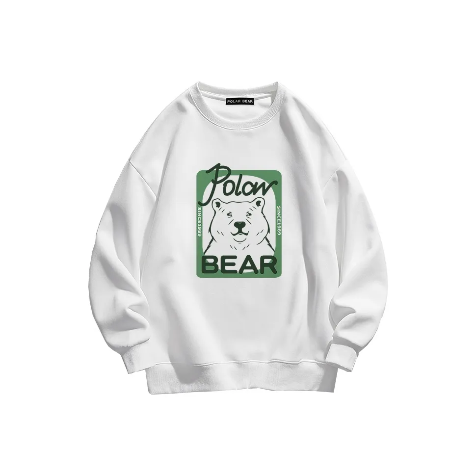 POLAR BEAR Свитшот Унисекс Белый