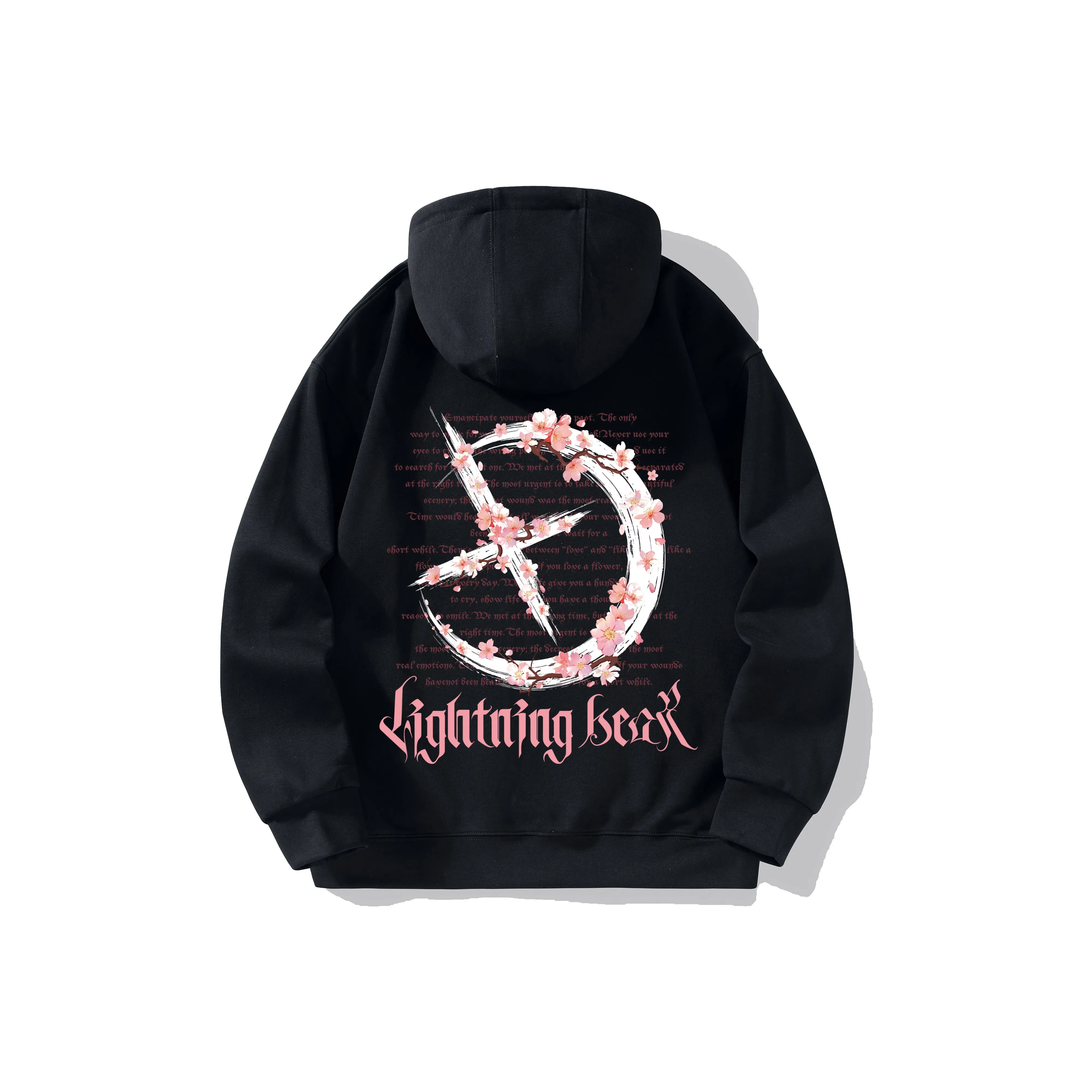 LIGHTNING BEAR Sweatshirt Unisex Black/White